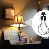 2Pcs Lamp Shade Harp Holder Bulb Spring Clip Keep Lamp Shade Horizontal Hardware Durable Fixed Lamp Decoration