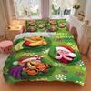 3Pcs Christmas Winnie Pooh Party Bedding Sets For All Sizes New 3D Printed Bed Cover Comforter Duvet Cover Pillowcase Bedroom Decoration