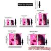 2pcs, 2D FLAT PRINTING Curtains (Without Rod) Blooming Glow Chic Curtains Digital Printed Versatile Polyester Fabric Curtains