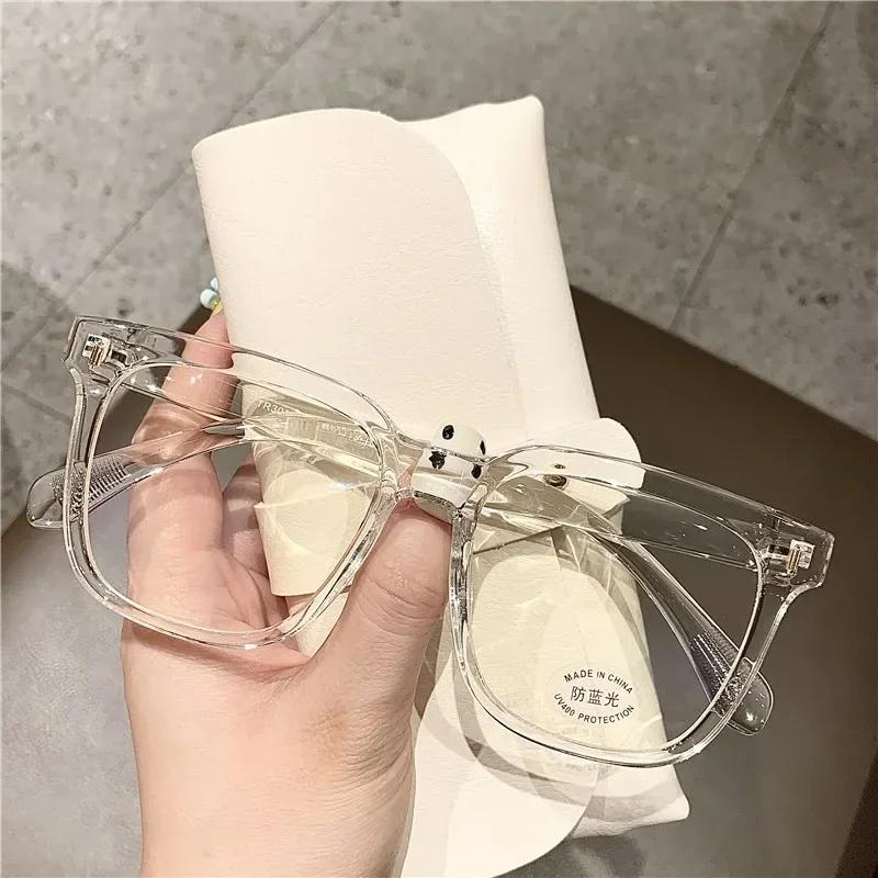 

Trendy Anti-Blue Light Myopia Glasses Women Men Minus Diopter Eyewear Unisex Near Sight Eyeglasse Fashion Prescription Glasses Anti-blue light