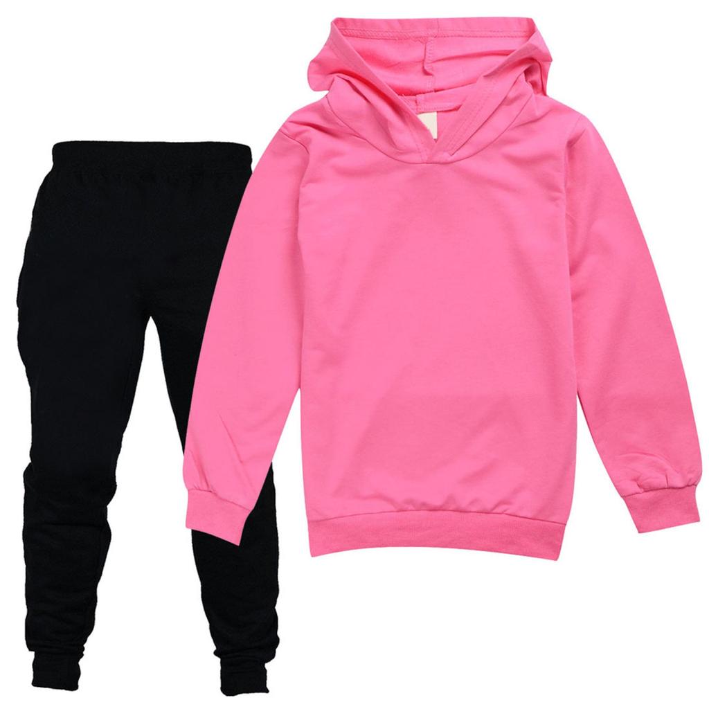 Kids' Hooded Sweatshirt & Pants Set - Spring/Autumn Collection A4007