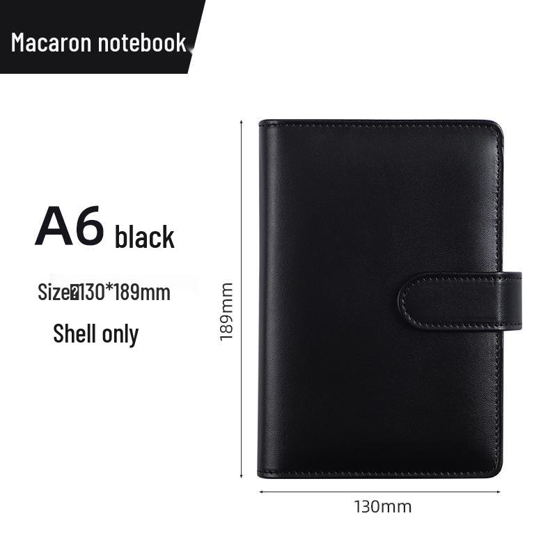 Macaron PU Loose-Leaf Notebook for Creative Budget and Financial Planning