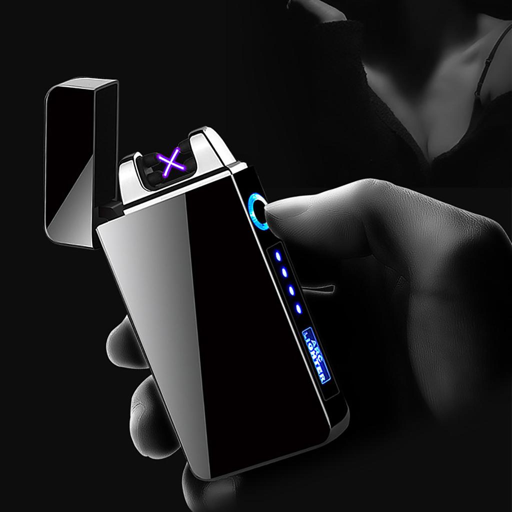 Men's Personality Lighter Custom Lighter With Pictures Electric USB Rechargeable Lighter Gift For Boyfriend Husband