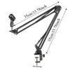 Extendable Microphone Stand Foldable Microphone Clamp Microphone Holder  Microphone Accessorie