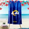 Los Angeles Rams Print Strandtuch, Großes Weiches Schnelltrocknendes Handtuch für Strand Camping Schwimmen