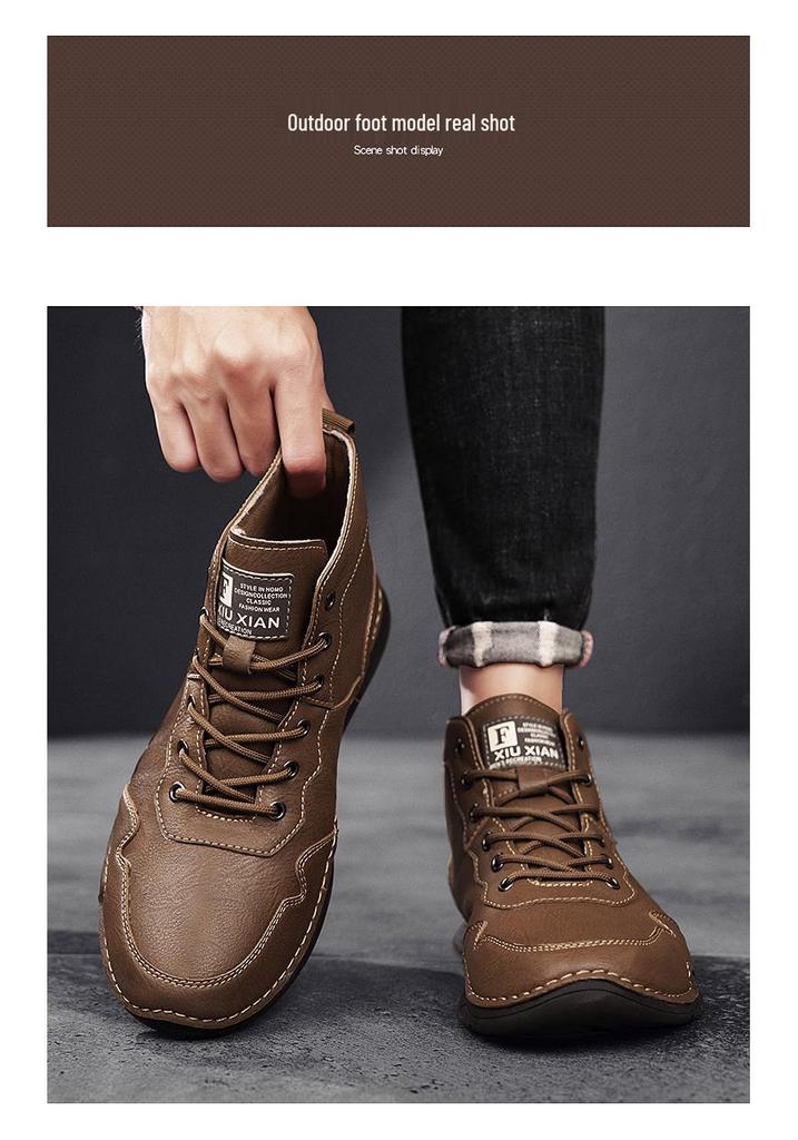 Men's High-Top Outdoor Work & Hiking Boots