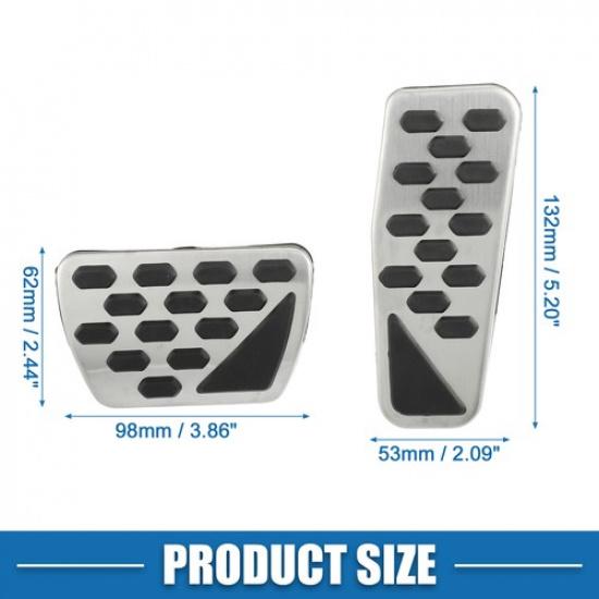 Gas Brake Pedal Cover Foot Pedals for Jeep Wrangler JL 2018- (Set of 1)