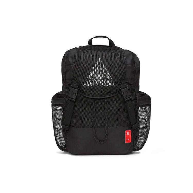 

Nike Kyrie Series Brand Logo Button Casual Sports Backpack Unisex Backpack Black Pepper-Red CU3939-010 Black Pepper Red