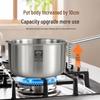 KOBACH 18cm 304 Stainless Steel Milk Pot with Steamer