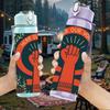 1PC Raised Fist Social Justice Symbol 750ml Color Plastic Sports Water Bottle Leakproof Flip Straw Lid Suitable for Sports Office Home Use