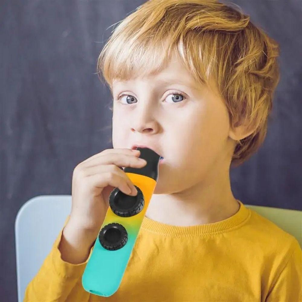 Double Film Kazoo Instrument Learn Easily ABS Kazoo Instrument Colored Kazoos  Performance