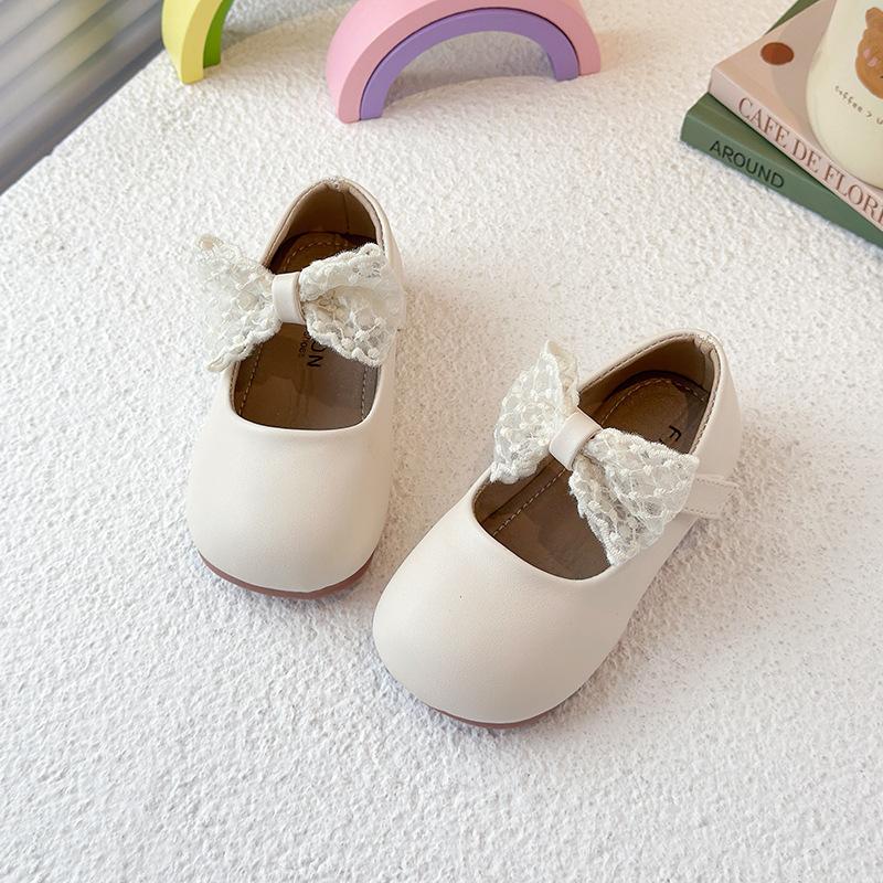 Girls' princess shoes 2025 spring and autumn new children's shoes small leather shoes soft-soled Mary Jane shoes bow single shoes
