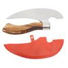 Pizza Cutting Axe Large Viking Hatchet Stainless Steel Wood Handle Effortless Versatile Pizza Cutter for Food Decoration
