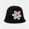 Summer Women's Crochet Bucket Hat Floral Hollow Knit Fisherman Hat Outdoor Travel Sunshade Cap Foldable Soft Beach Hat 2026 New