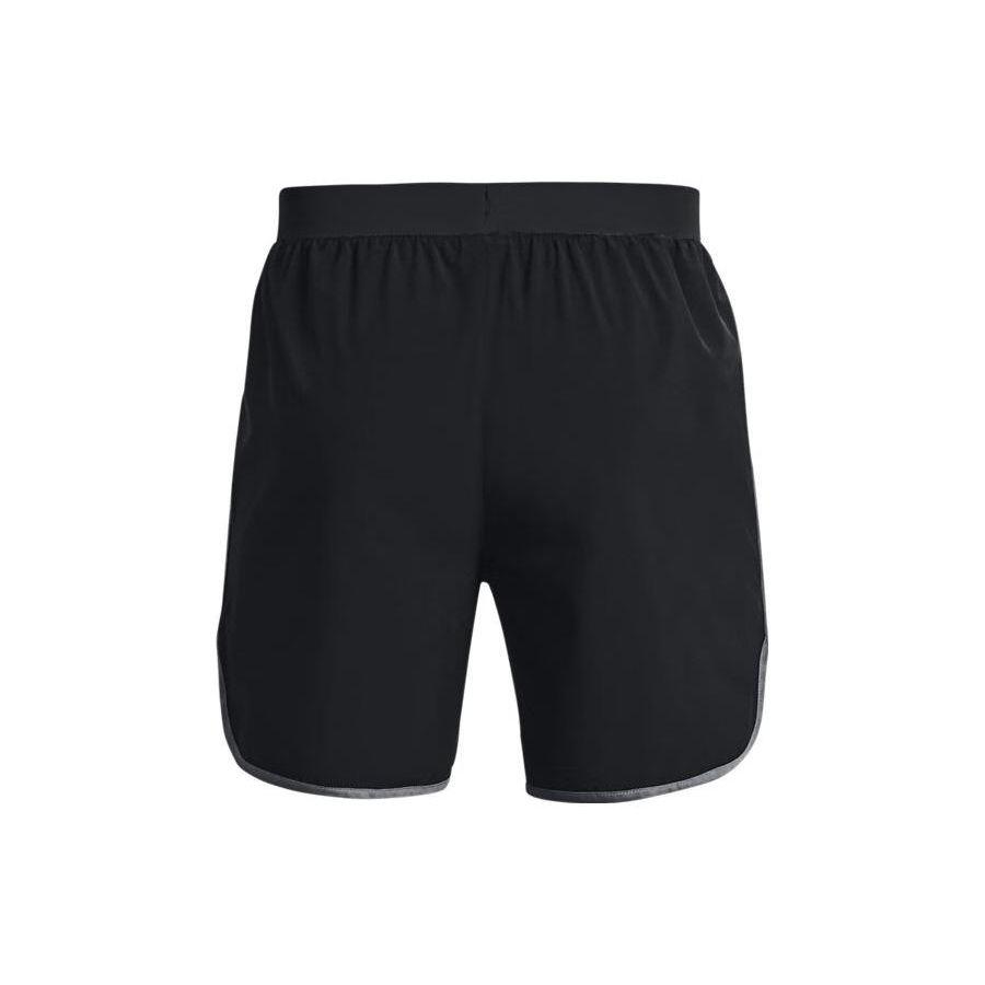 Under Armour Solid Color Elastic Waist 6-Inch Training Shorts Men Bottoms Black 1377027-001