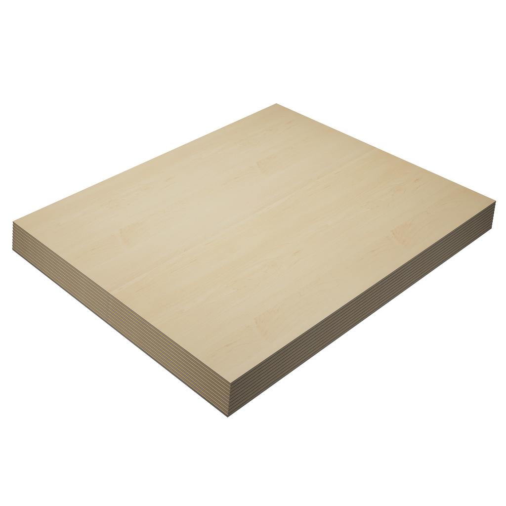 Algolaser 10PCS 30*30cm Plywood Plates 11.8in*11.8in Basswood Sheets Square Unfinished Wood Board for DIY Crafts Laser