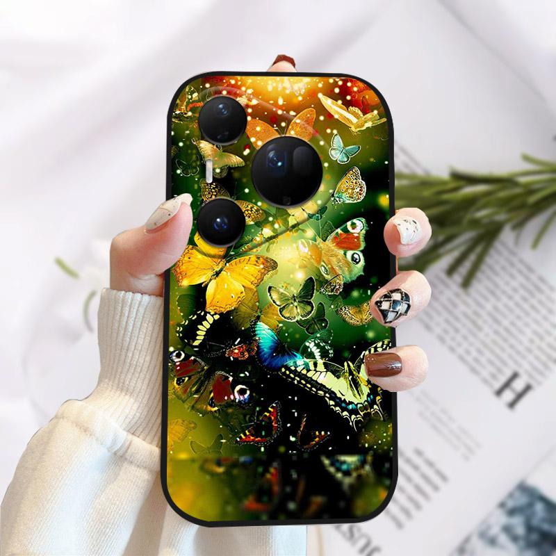 Phone Case For Huawei Pura 80 Ultra Pretty Stylish Painting Soft TPU Silicone Shockproof Cover For Huawei Pura80Ultra Fundas