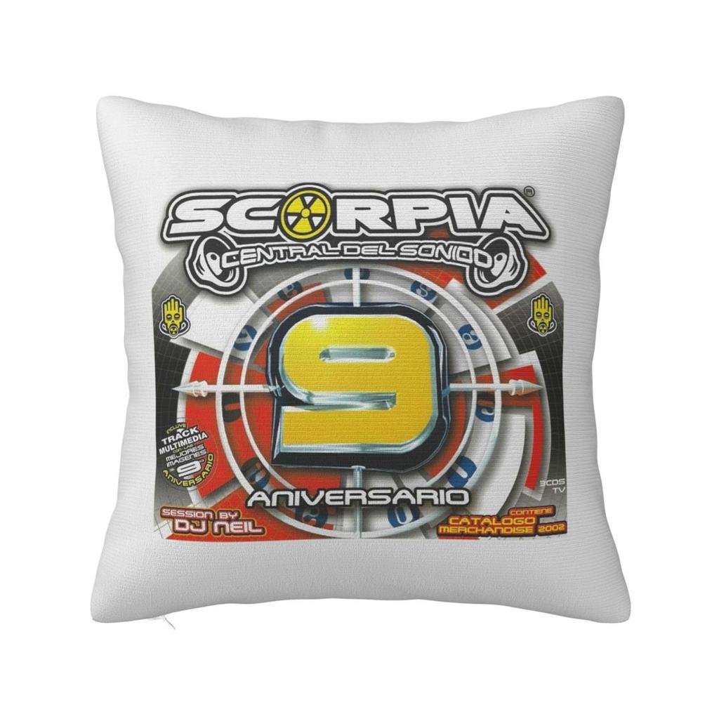Scorpia Central Del Sonido  Square Pillowcase Cushion Cover Pillow Case Throw Pillow Cover for Home Bedroom Car