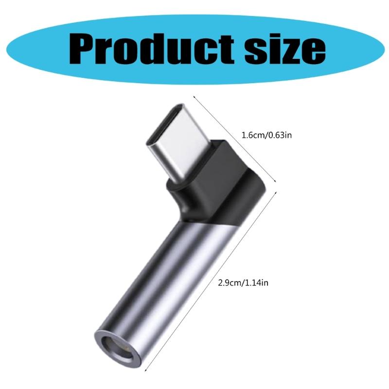 Typ C auf Kopfhörer Konverter Audios Dongle mit HiFi Chip für Typ C Geräte Verbessert die Audioqualität Adapter