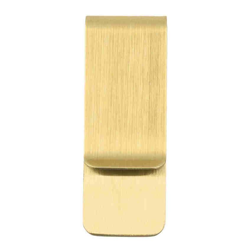 

Stainless Steel Slim Double Sided Money Clip Purse Wallet Credit Card ID Holder Men Women Clips золотий