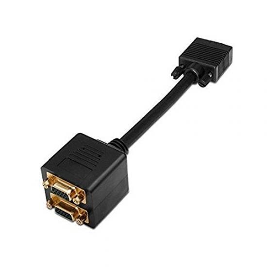 CableWholesale's Rallonge SVGA Avec Ferrite Noir HD15 Mâle Vers HD15