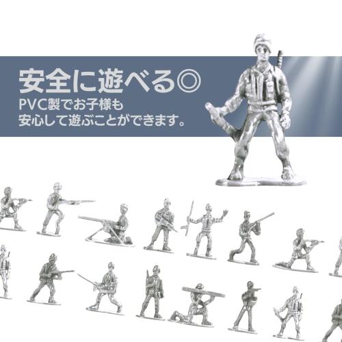 100 Military Figures, Soldier Figures, Military Figures, Various Types, Army Men, Green Army Men, Toy Soldiers, Military, Soldier (Silver)