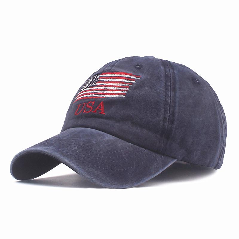 XTHEE New York Embroidered Washed Cotton Baseball Cap Duckbill Hat