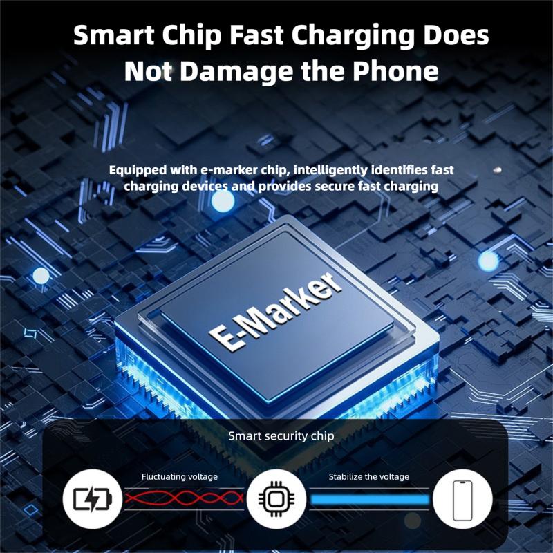 100W USB-C to USBC Mobile Fast Charging Data Cable Suitable for iPhone 15 Samsung Huawei Xiaomi OPPO Phone Type-C Charging Cable