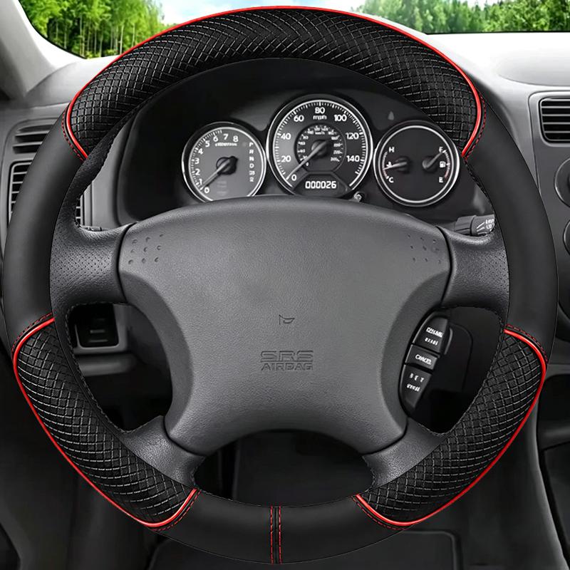 Braid Wheel Cover for Honda Civic 7 Coupe 2003 2004 2005 2006 DIY Car Steering Wheel Cover Accessory