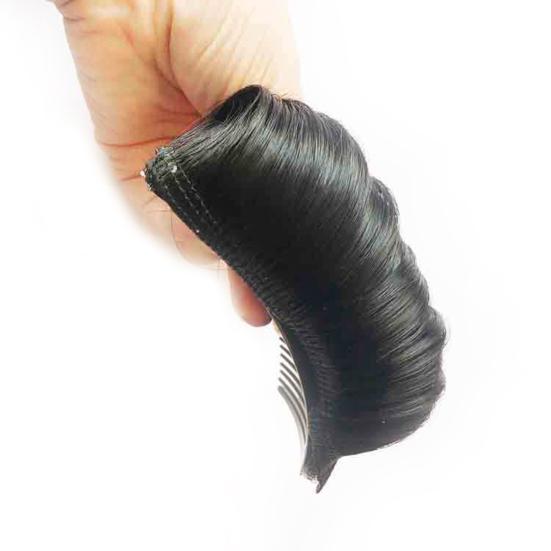 Příčesek Topknot Fluffy Bezpečné umělé vlákno pro ženy Stylové pokrývky hlavy