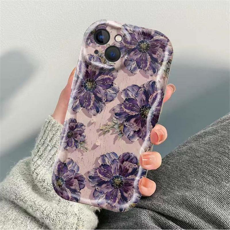 For Huawei Honor 400 200 Pro 90 Lite X9D X7D X9B X8C X8A X8B X7B X6A X6C X5C X6B X7A X5B X8 X5 Plus X9C Oil Painting Flower Case