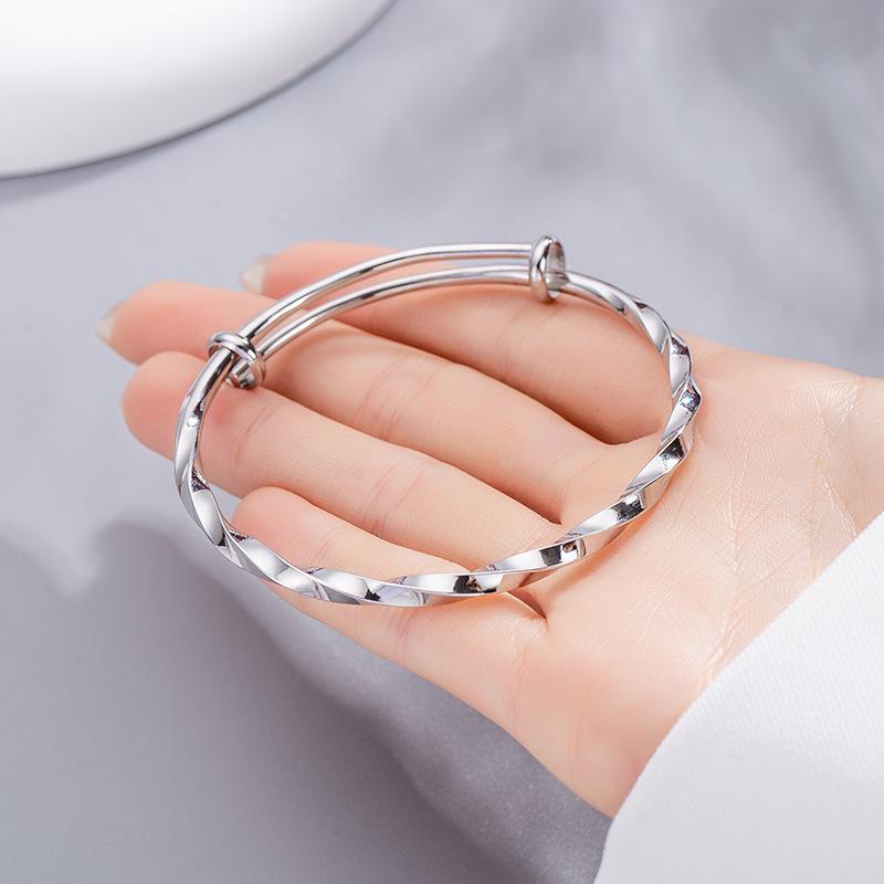 Fashion Minimalist Retro Open Knot Bracelet Niche Light Luxury Bracelet Women's Personality Hook Bracelet Jewelry
