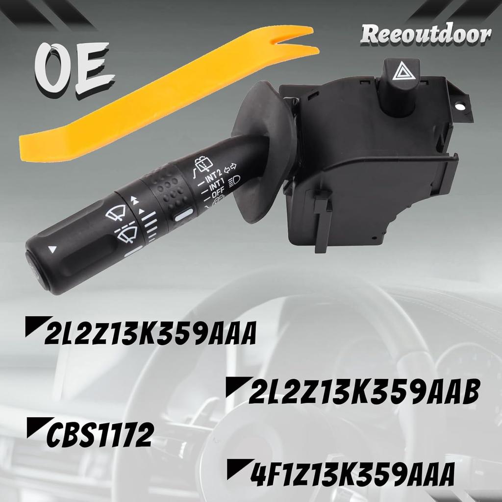 CBS1172 Multi-Function Turn Signal Switch Headlight Dimmer, Windshield Wiper Switch Compatible With 02-05 Explorer, 03-06 Expedition, Replace#SW3923,