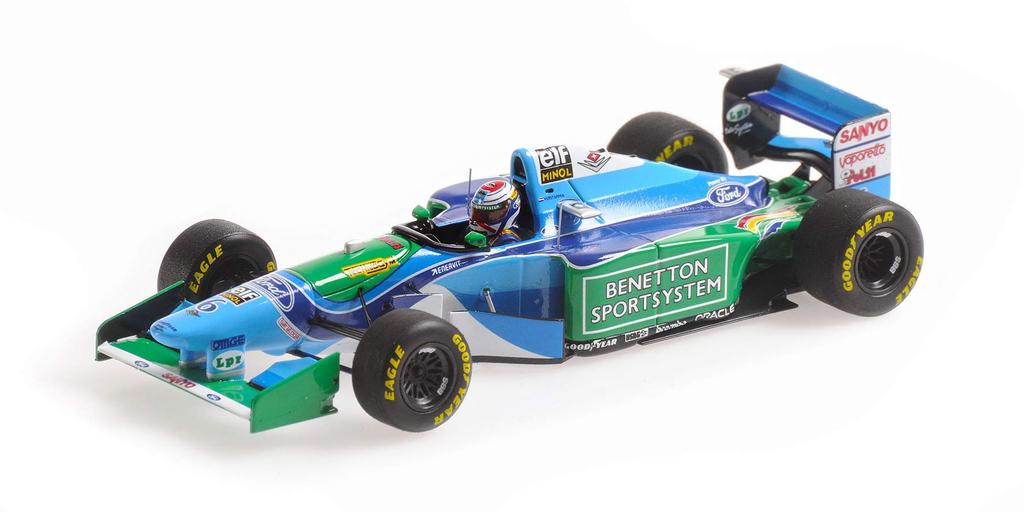 Minichamps scale Benetton Ford B194 Jos Verstappen Belgian Grand Prix 1994 1/43