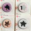 Heart-Shaped Rhinestone Pattern Magnetic Phone Holder with Retractable Foldable Design