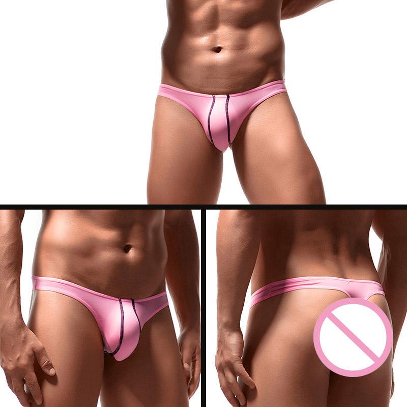 Herren G-Strings Unterhosen Eisseide Mann T-Back Unterwäsche sexy männliche Unterwäsche Tangas