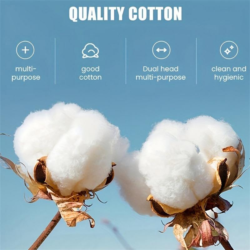 100/500/2000PCS Double Head Cotton Swab Women Makeup Cotton Buds Tip For Wood Sticks Nose Ears Cleaning Health Care Tools