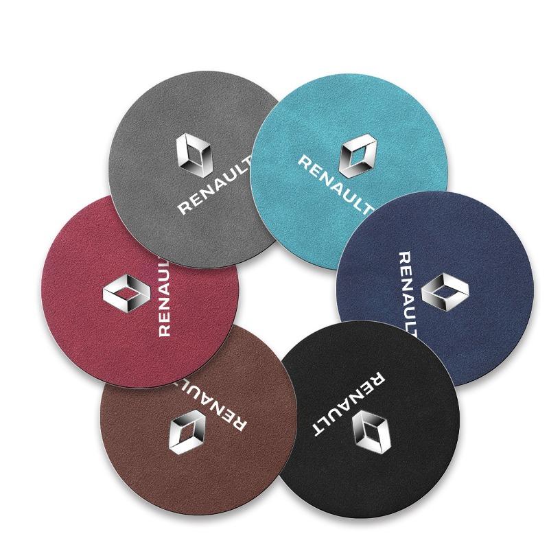 Nové Protiskluzové Vložky do Držáků Nápojů, Podložky do Auta, Autodoplňky pro Renault Dacia DUSTER Megane 2 3 Clio 4 Captur Kadjar Fluence