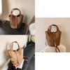 Retro Fashion Handbag For Women 2023 New Autumn Winter Commuter Bucket Bag Small Niche High-end Crossbody Bag