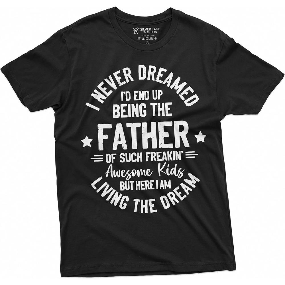 Men s Father s Day Humor Shirt Gift for Husband Papa Daddy Shirt Gift from Girls Daughter Son T-Shirt 4XL чёрный