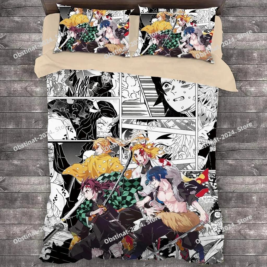 Anime Duvet Cover Pillowcase My Hero A-Academia Bedding Set Boys children Bedroom dormitory Single Double Large Size Gifts