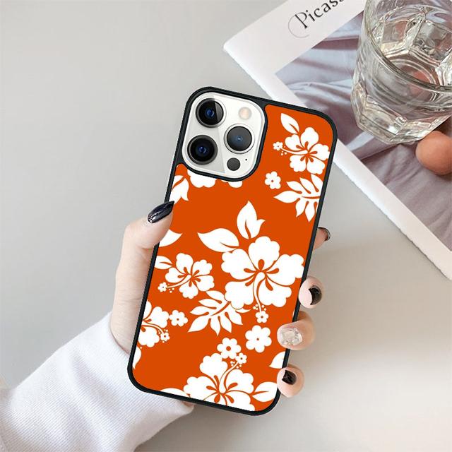 Tropical Paradise Hawaiian Flower Phone Case For iPhone 17 Air 15 16 Cover 14 13 11 12 Pro Max Max Plus Back Cover
