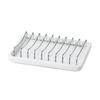 Single Layer Steel Soap Rack Drainage Bath Tray Holder Dish Container Box Shower Bathroom Products Household Merchandises Home