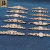 European Solid Wood Carved Floral Applique for Furniture and Doors