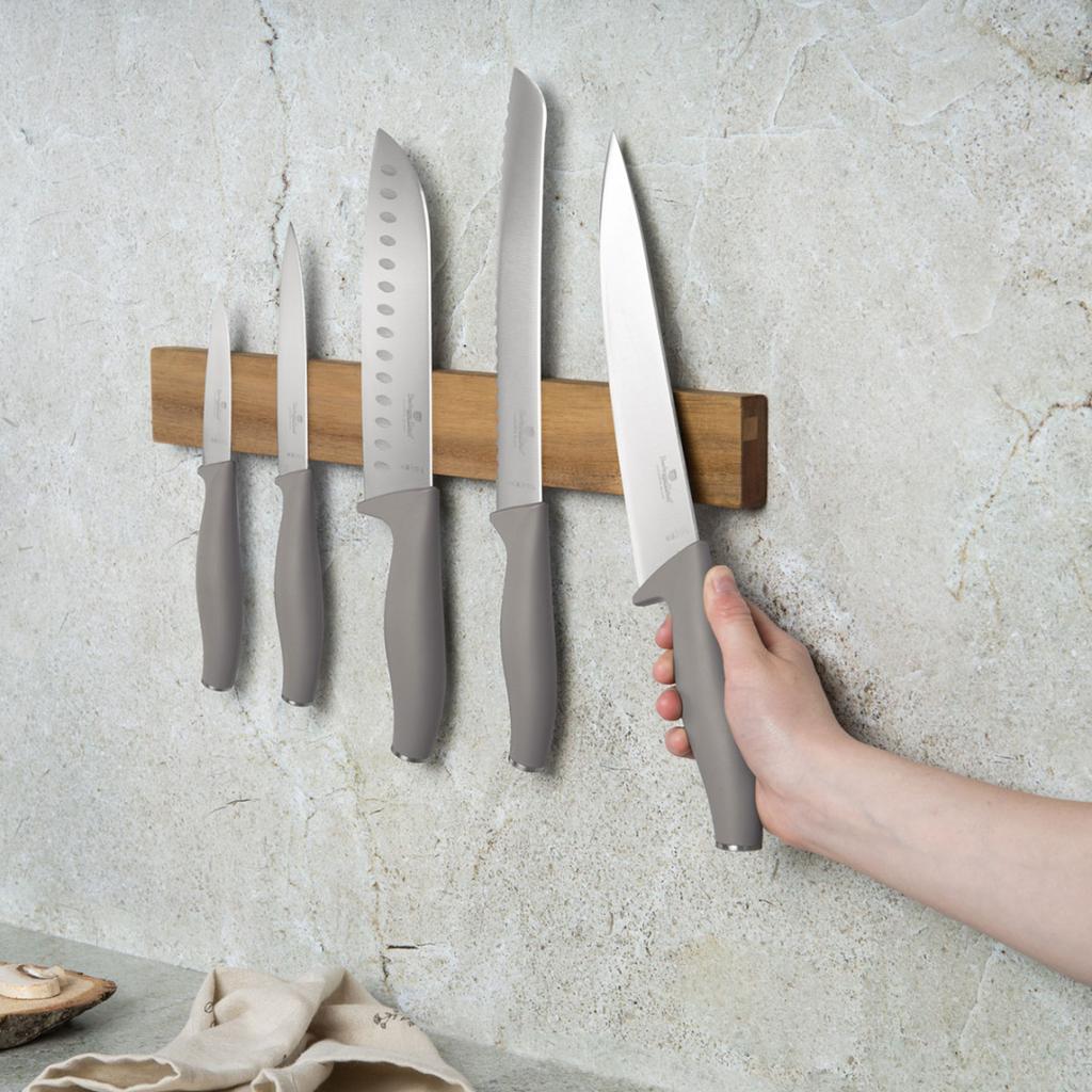 Set Of 5 Kitchen Knives With Blade Berlinger Haus Bh-2946 Taupe