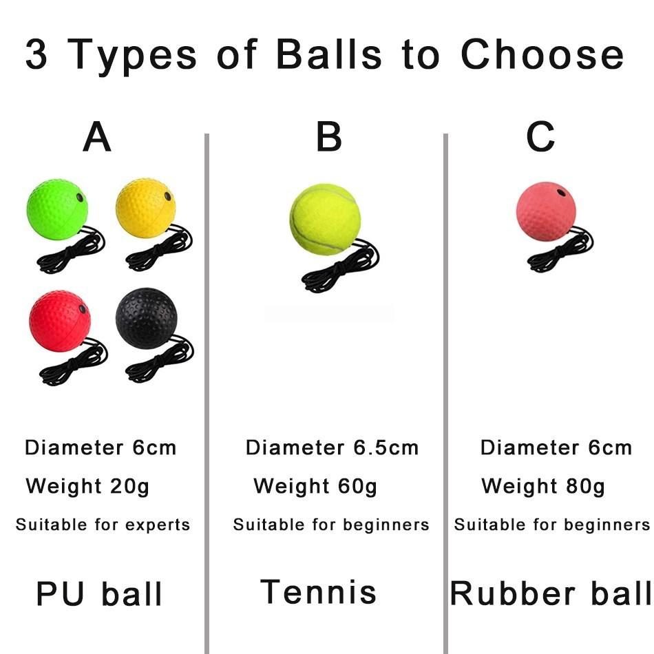 Kick Boxing Reflex Ball with Head Band Fighting Speed Training Punch Ball Muay MMA Exercise Kid Adults Home Equipment