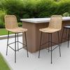 OLOMM Outdoor Rattan Bar Chair