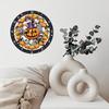Custom Pattern Wall Clock, Halloween style design, Artistic Home Decor, 10-Inch Silent Wooden Wall Clock