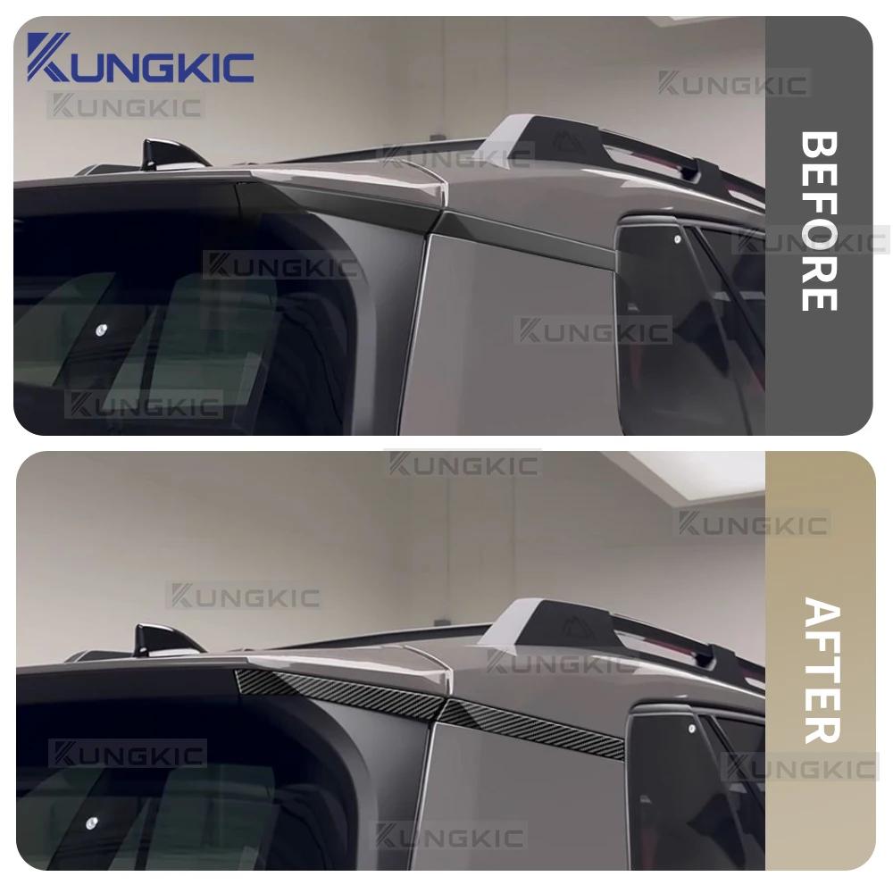 Decorative Roof Spoiler Cover Sticker for Toyota RAV4 2026-2027 Exterior Accessories