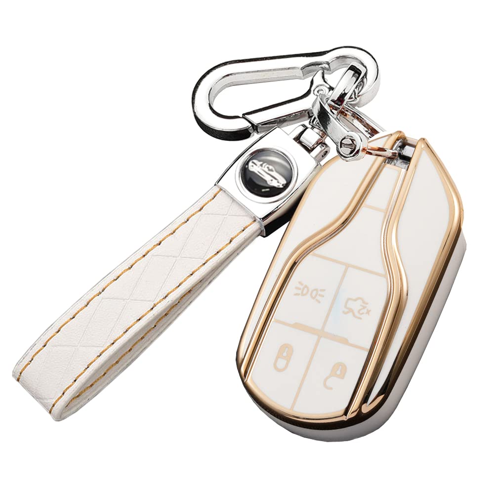 SANRILY Smart Key Case, Key Holder, Key Cover, Key Protection, For Maserati, Ghibli, Levante,